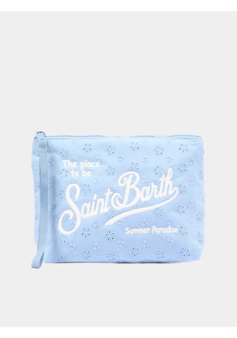 Pochette in sangallo SAINT BARTH | ALI0045 ALINE SANGALLO.00549L COTTON MINI FLOWERS EMB